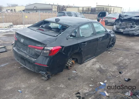2022 Honda Civic Sport из США, поврежденный, VIN 2HGFE2F5XNH569503